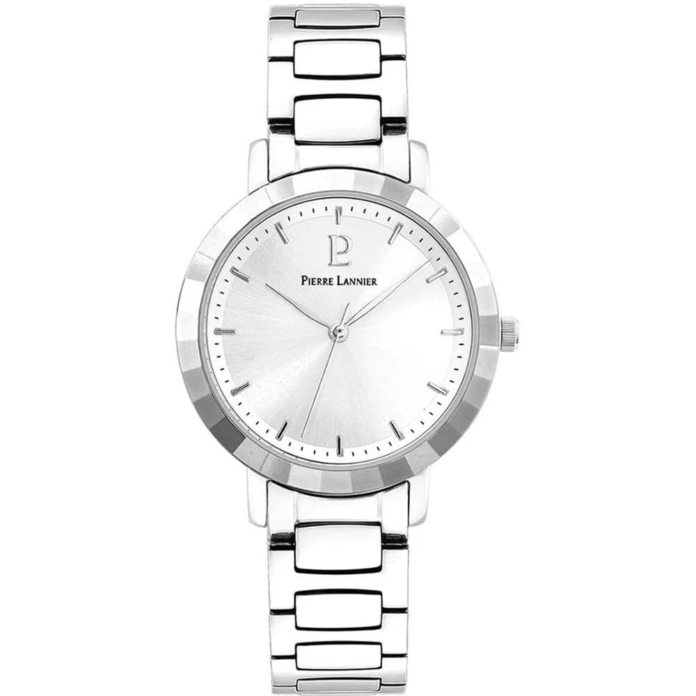 Pierre Lannier Montre Pierre Lannier Collection Galiera en Acier Argenté