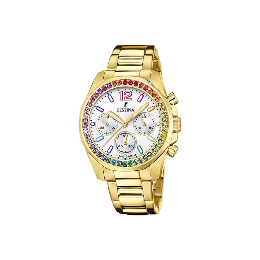 Festina Montre Boyfriend Rainbow Multicolore Noir F20609/3