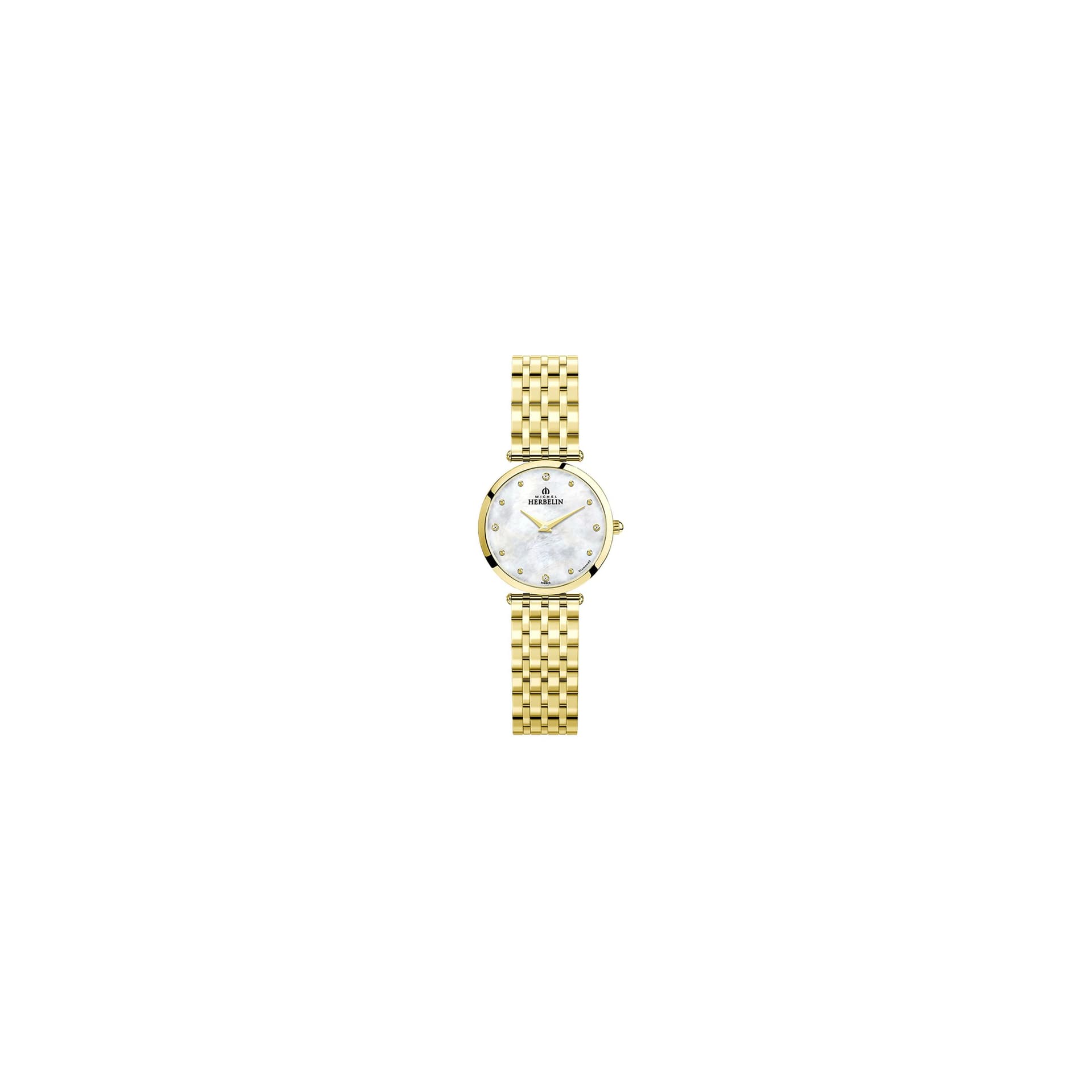 Michel Herbelin Montre Michel Herbelin Acier PVD Doré 28 mm - 17116/BP89