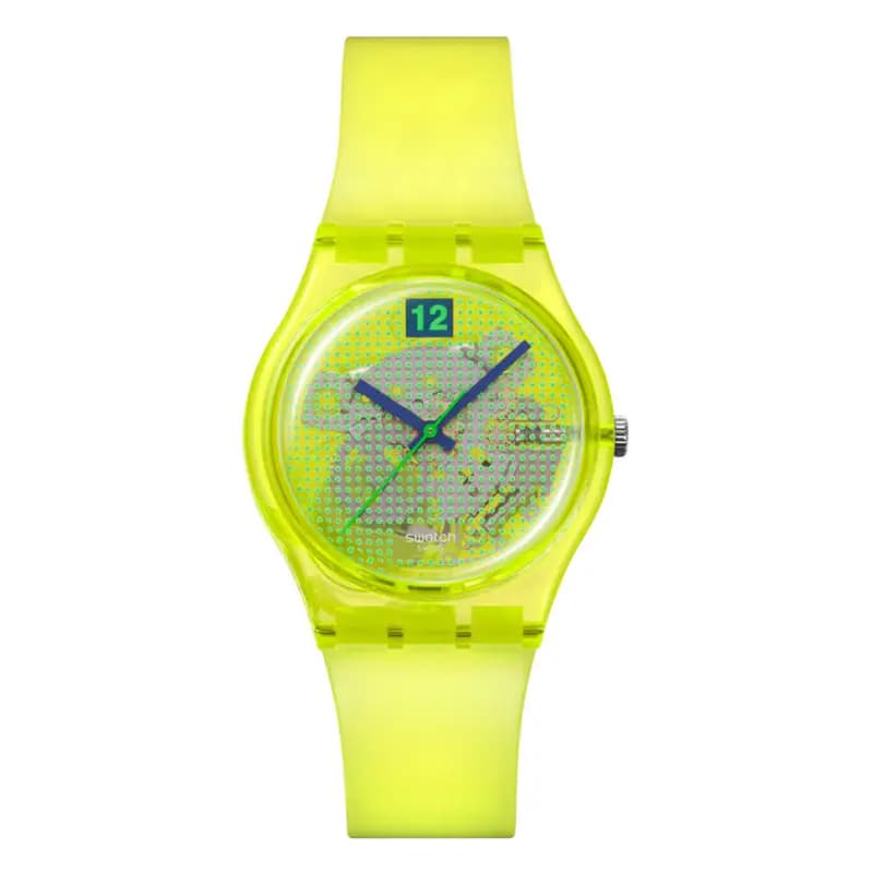 Swatch Montre Luminously Lemon SO28J103