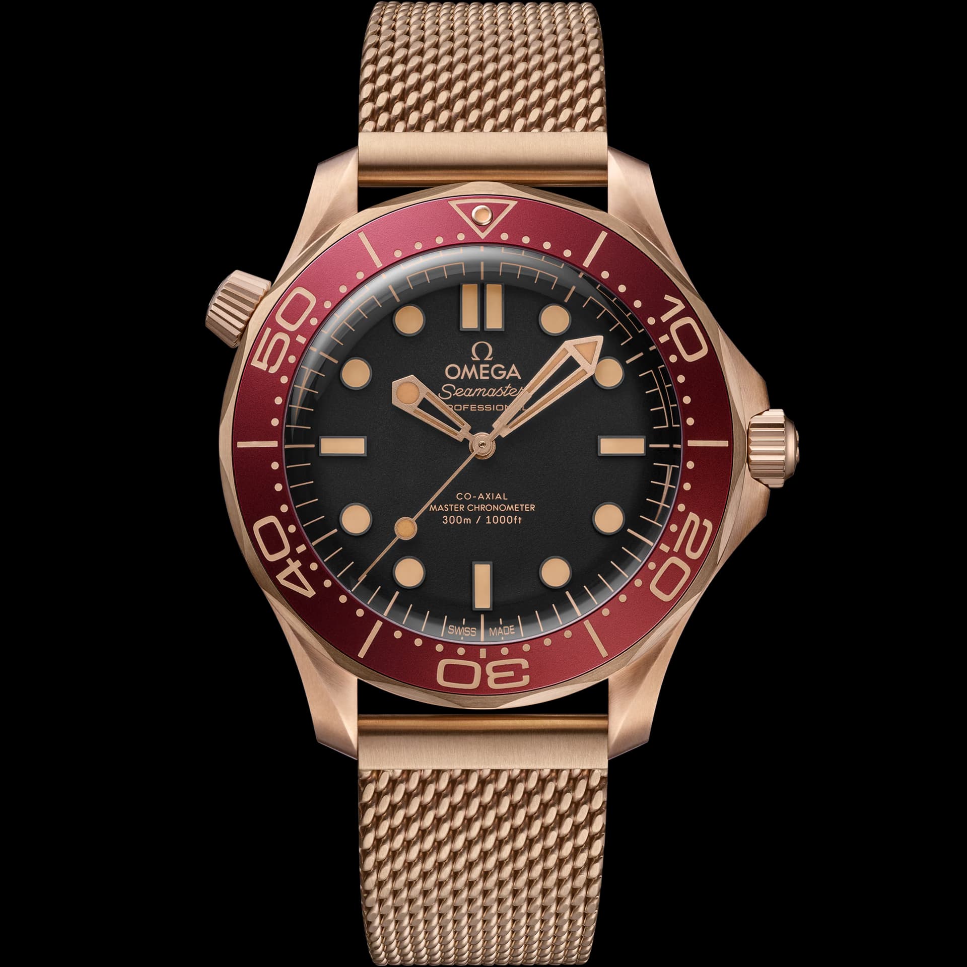 Omega Seamaster 42 mm, Bronze gold sur Bronze gold