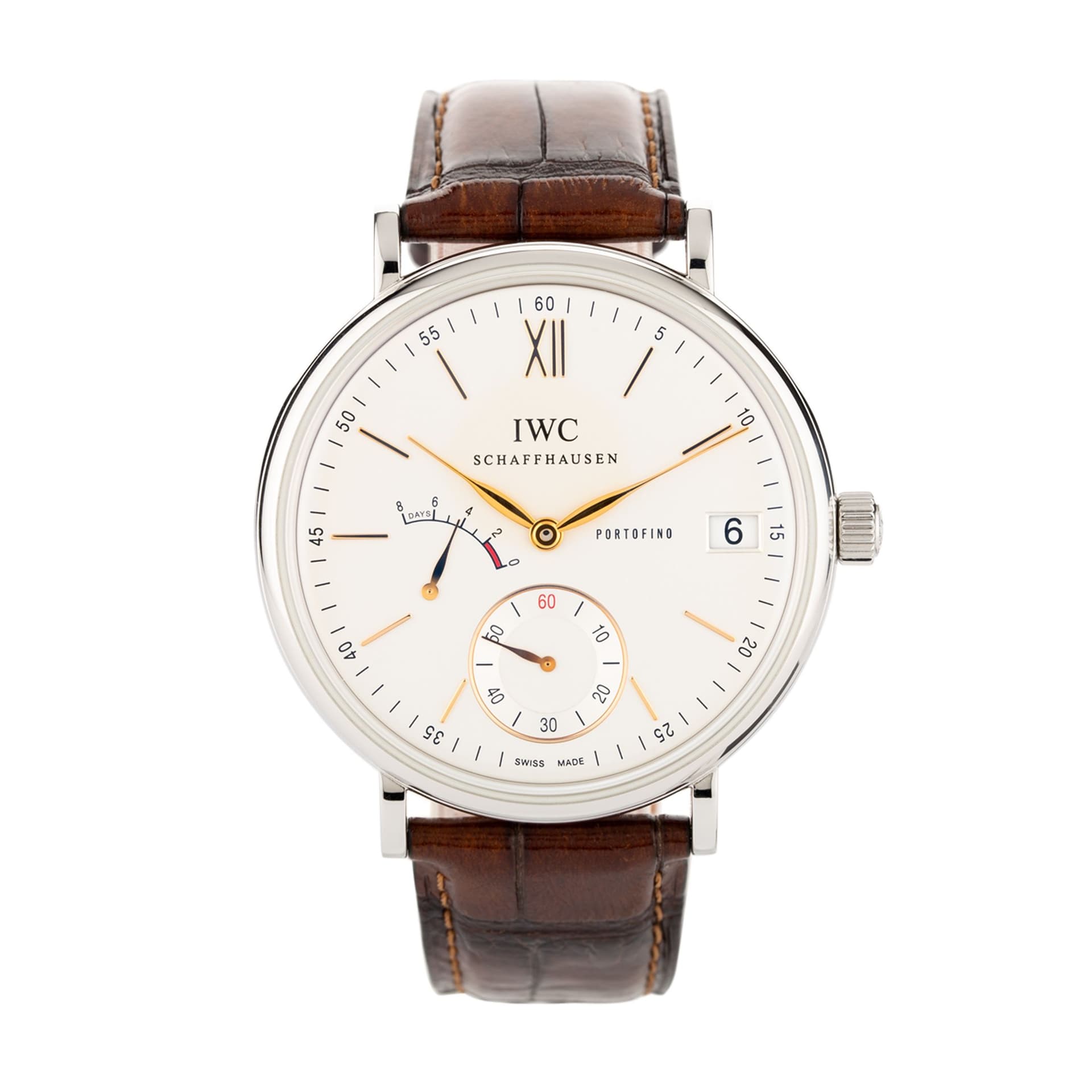 IWC Schaffhausen Portofino Remontage Manuel Huit Jours