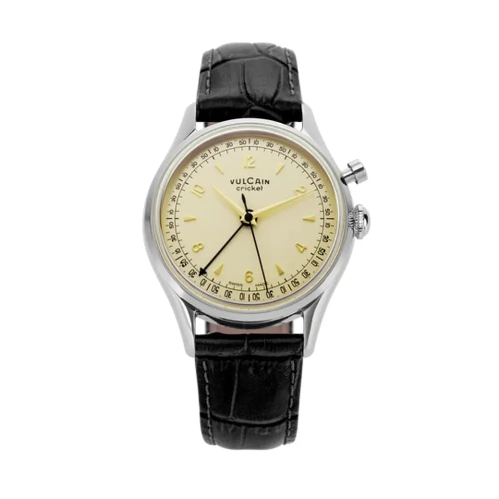 Vulcain Cricket Tradition 36 Mm Eggshell