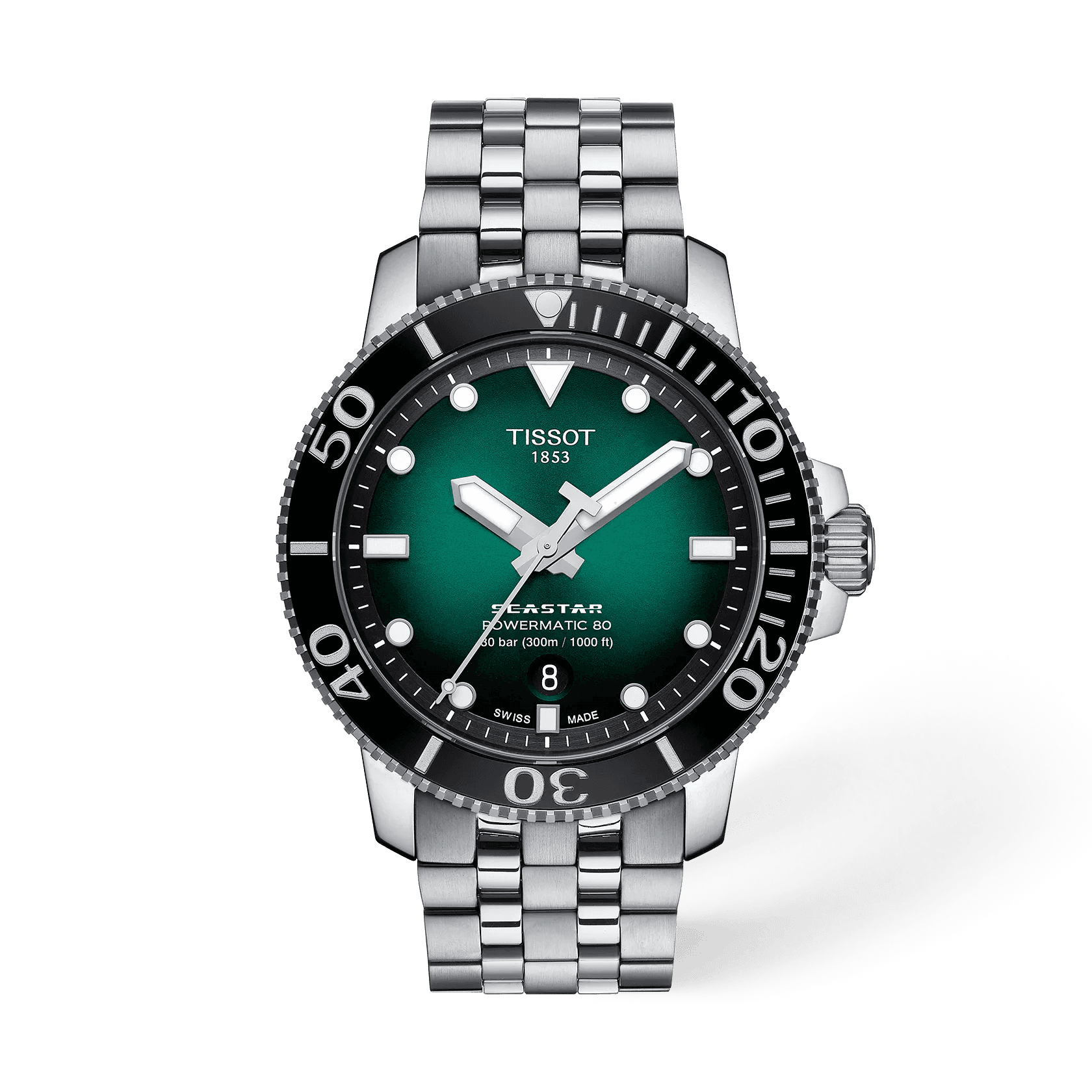 Tissot Seastar 1000 — cadran vert