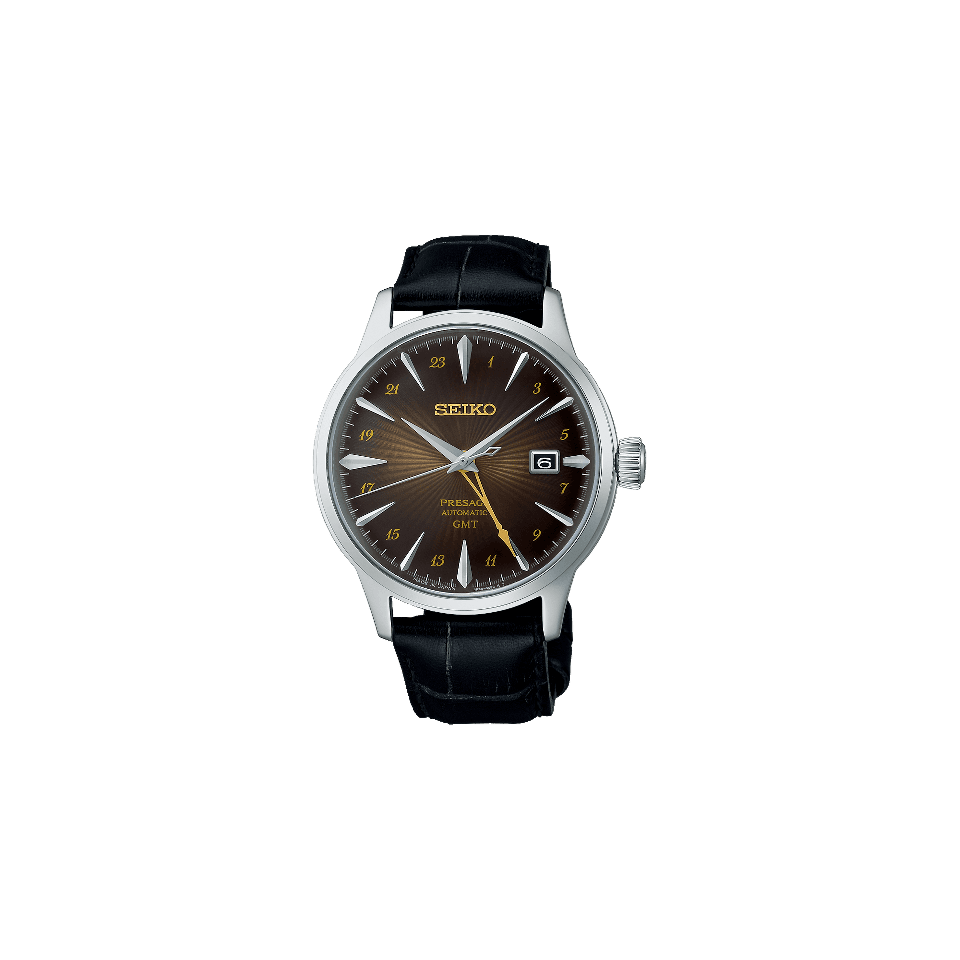 Seiko Presage — cadran marron 41 mm