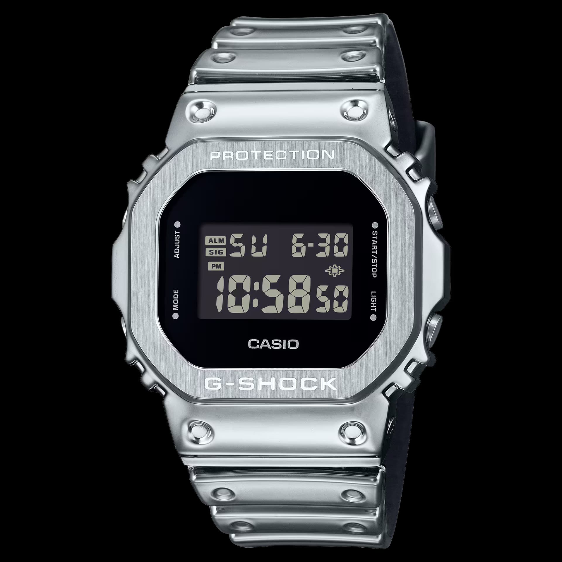Casio G-Steel Série 5600 — cadran noir