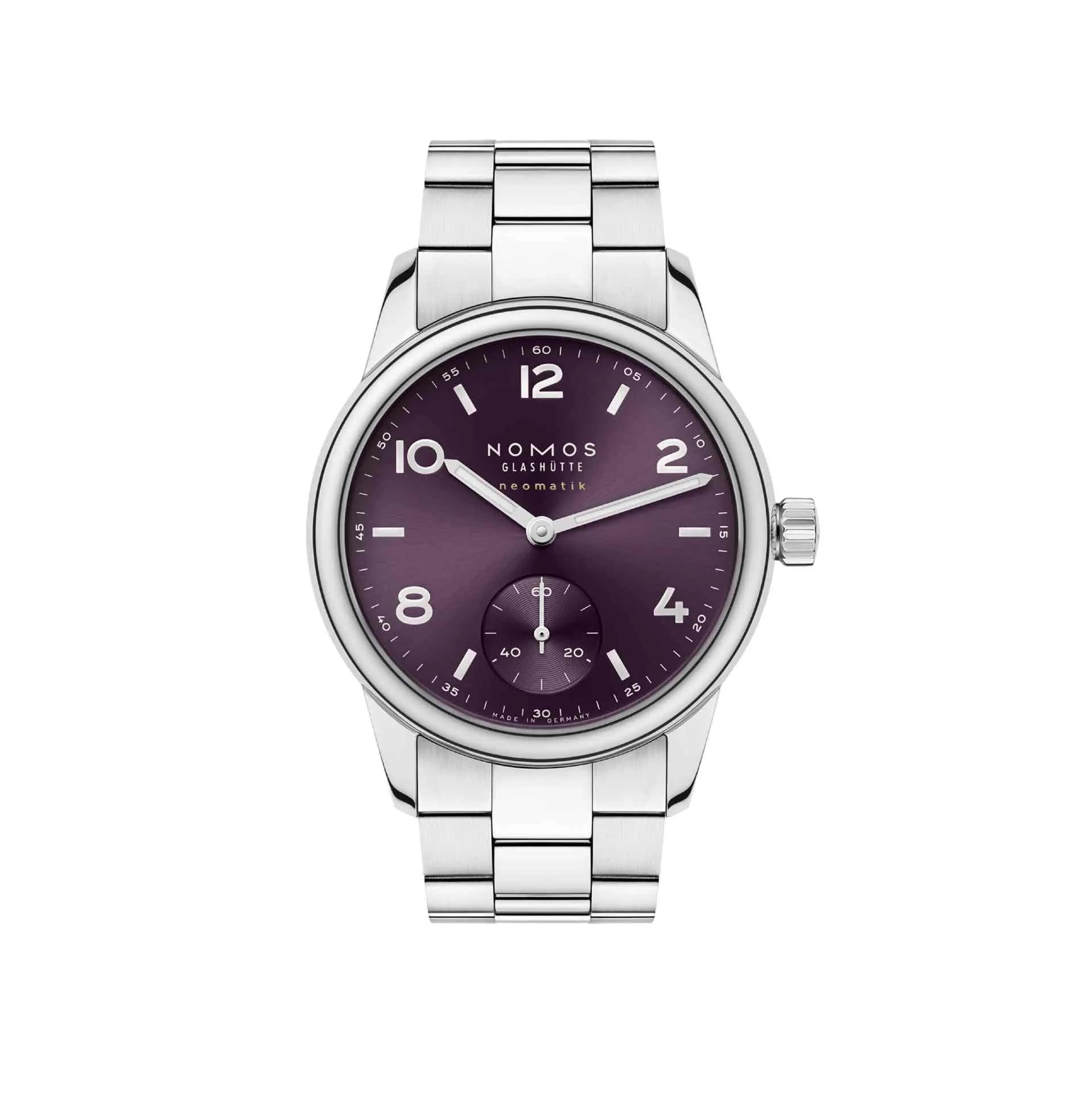Nomos Club Sport neomatik 34 purple