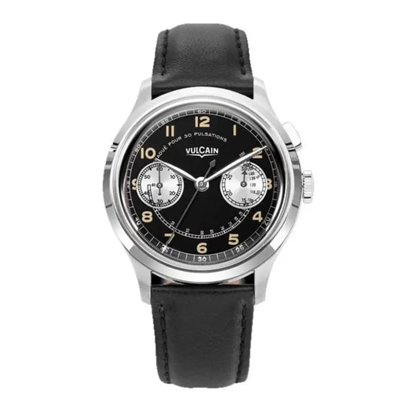 Vulcain Montre Monopusher Heritage Black & White 650157A08.BAC243