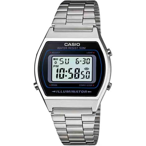 Casio Vintage Edgy Collection Lady — cadran argent et noir