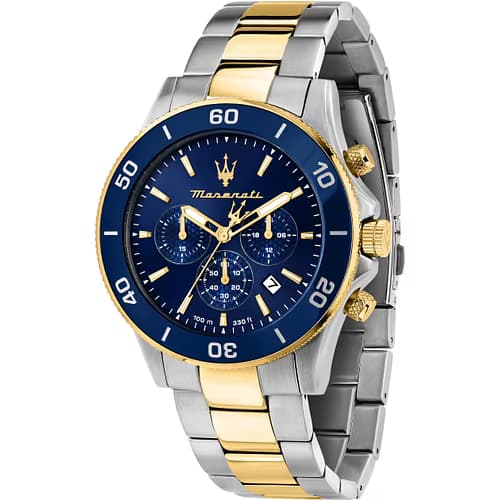 Maserati Montre Homme Maserati Acier Acier inoxydable Or jaune R8873600006