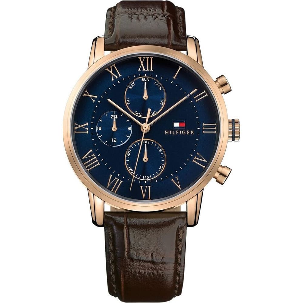 Tommy Hilfiger Montre Tommy Hilfiger en Cuir Marron