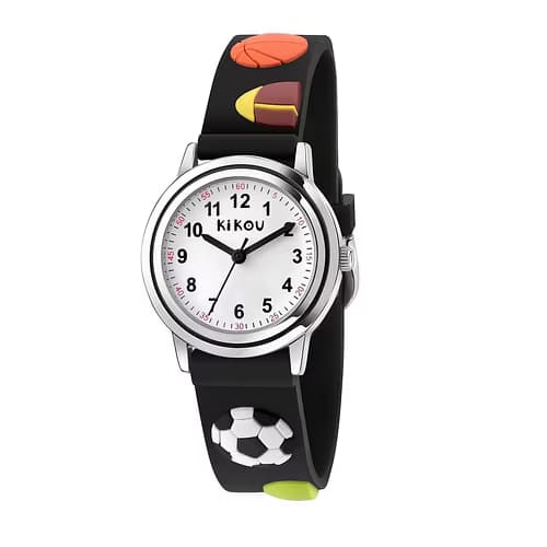 Kikou Montre Analogique Enfant Kikou Silicone Noir R4551101002