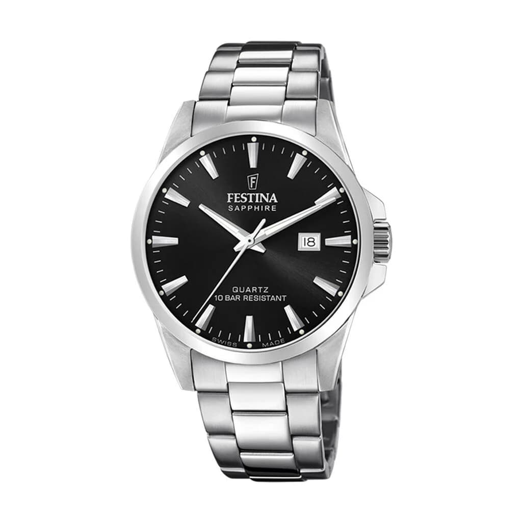 Festina Swiss Made Montre Festina Collection Swiss Made en Acier Argenté