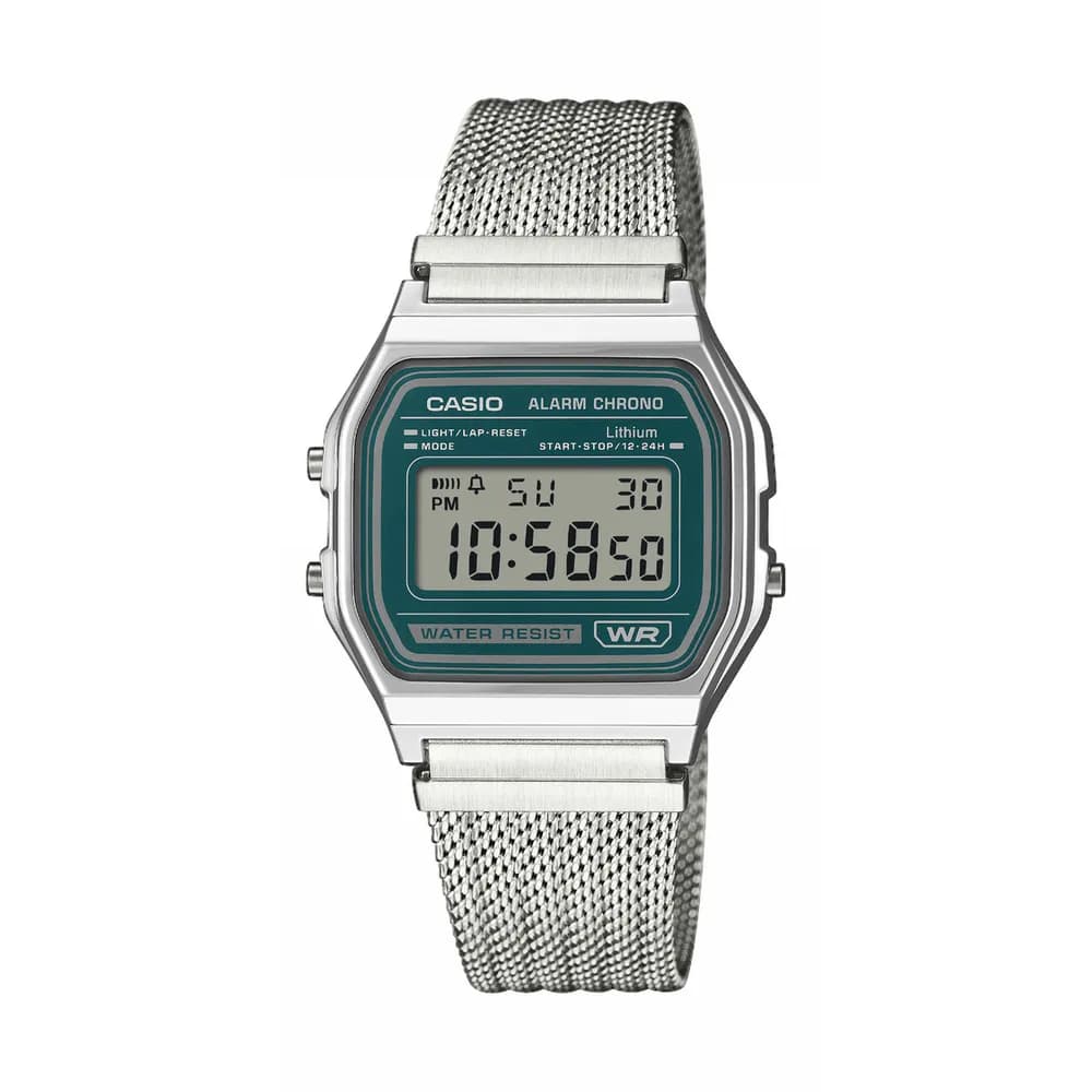 Casio Vintage — cadran vert