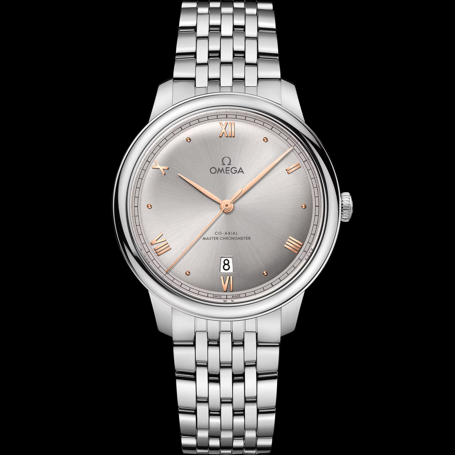 Omega De Ville 40 mm, acier sur acier