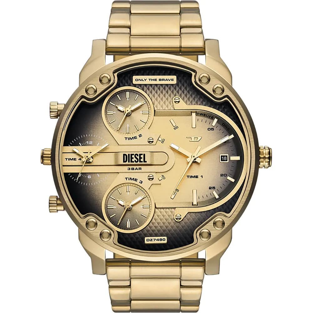 Diesel Montre Diesel Collection Mr Daddy 2.0 Slim en Acier et PVD Doré