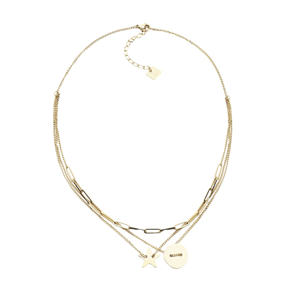 Zag Bijoux Multi-rangs Femme Etoile Doré
