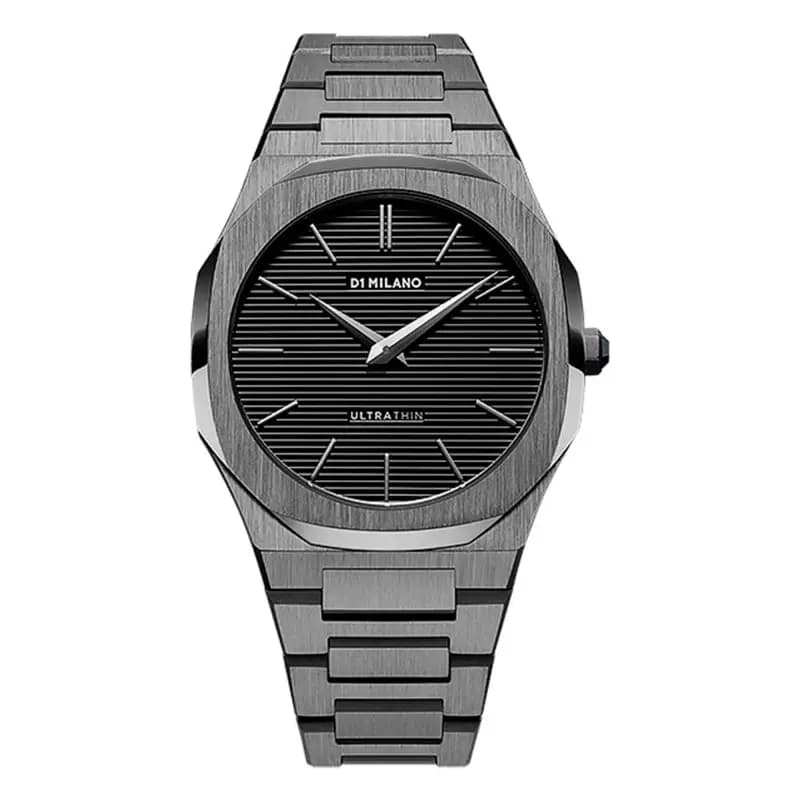 D1 Milano Montre D1 Milano Ultra Thin Quartz - 40 mm- Cadran Noir - UTBJ15