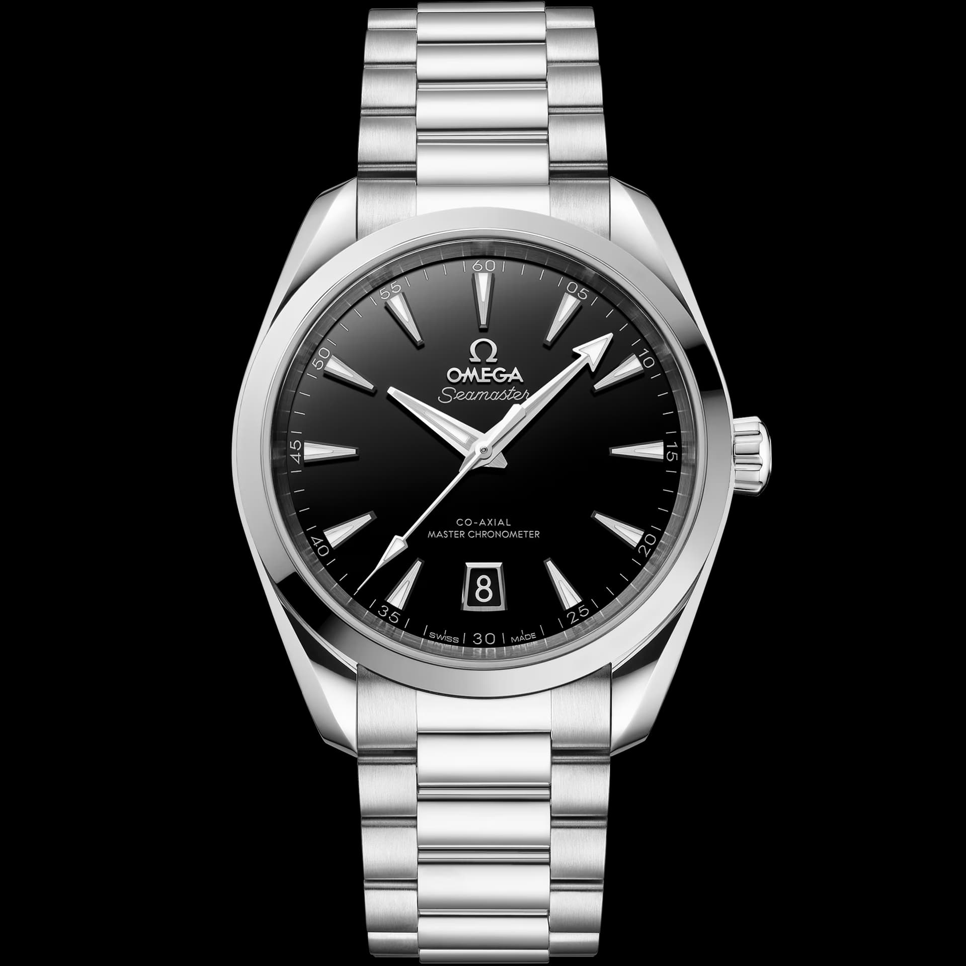 Omega Seamaster 38 mm, acier sur acier