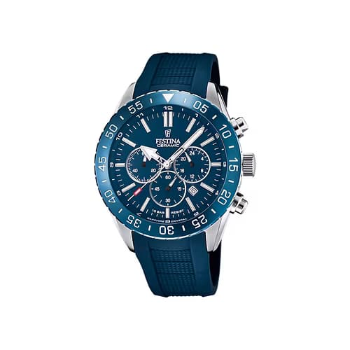 Festina Montre Homme FESTINA CERAMIC en Silicone Bleu