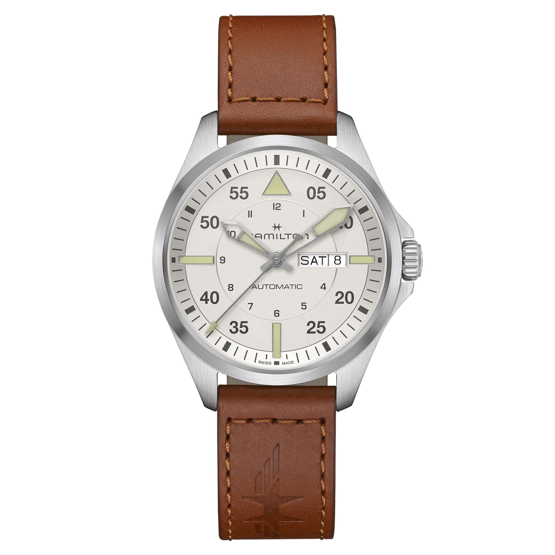 Hamilton Khaki Aviation Pilot Day Date Auto