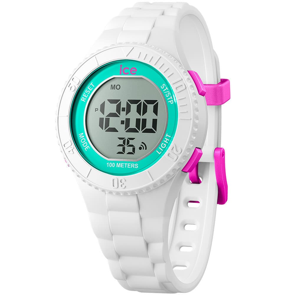 Ice Watch Montre Ice Watch Collection Ice Digit en Plastique Blanc