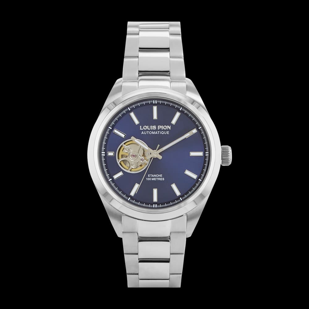 Louis Pion Montre automatique Homme Adrien Bleu