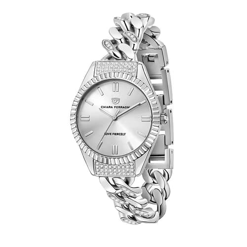 Chiara Ferragni Montre Analogique Femme Chiara Ferragni Laiton Gris R1953104502