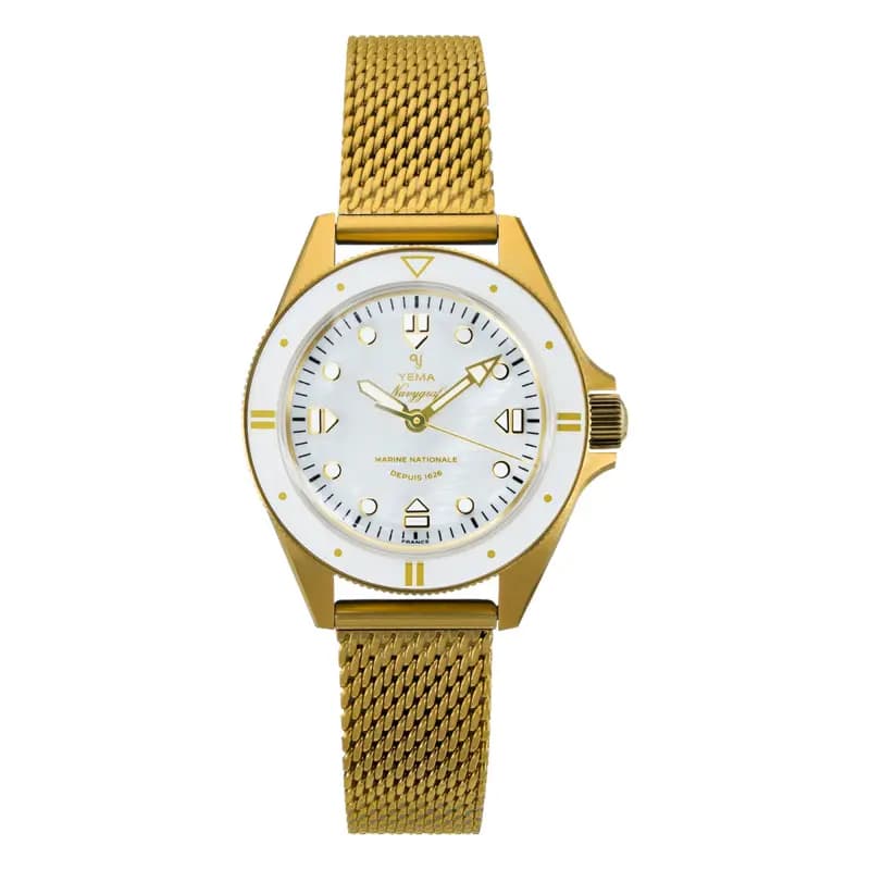 Yema Montre Navygraf Marine Nationale Edition Femme 400ᵉ Anniversaire YMHF1592MN-BM