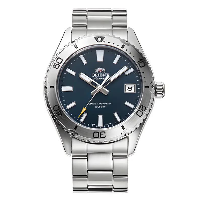 Orient Montre Orient Mako Automatique Cadran Bleu marine Bracelet Acier inoxydable - RA-AC0Q02L