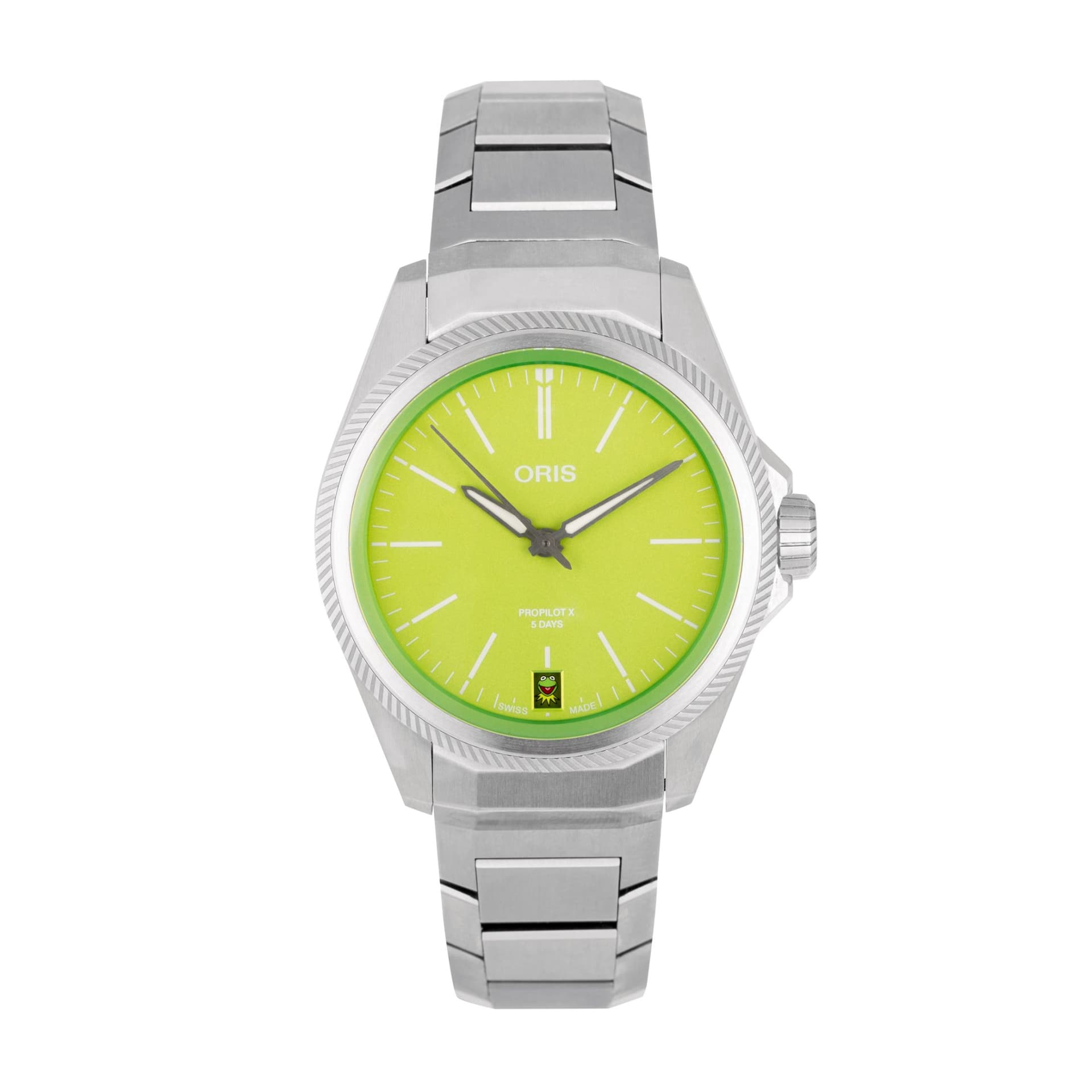 Oris Propilot X Kermit Edition