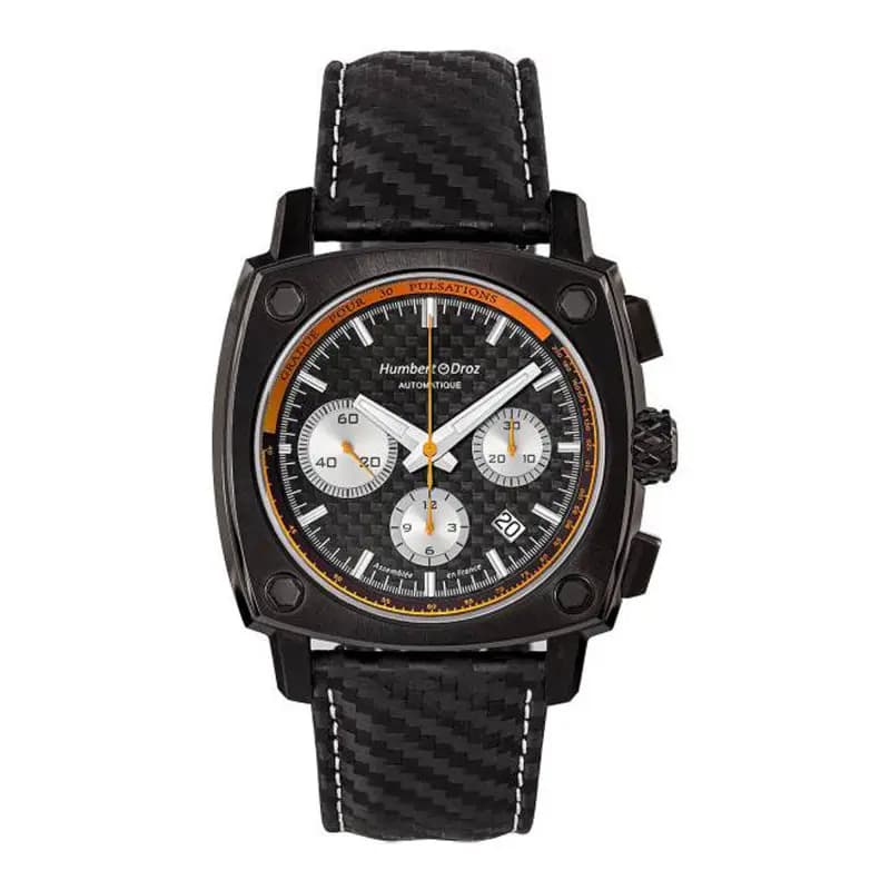 Humbert-Droz Montre HD7 “Pulsomètre” Orange