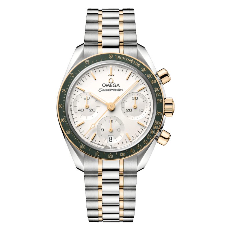 Omega Omega Speedmaster 38 38 mm, acier - or Moonshine™ sur acier - or Moonshine™