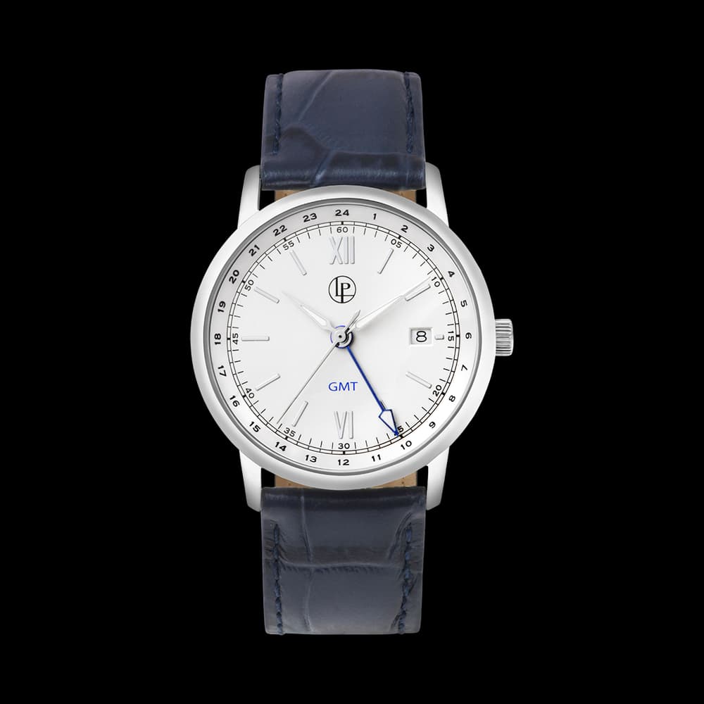 Louis Pion Montre quartz Homme Auguste Blanc