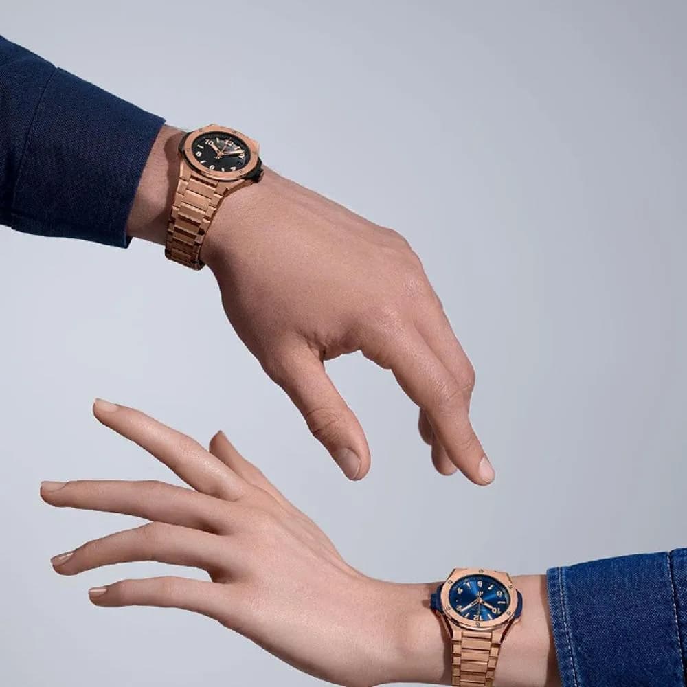 Hublot Integrated Time Only King Gold Blue