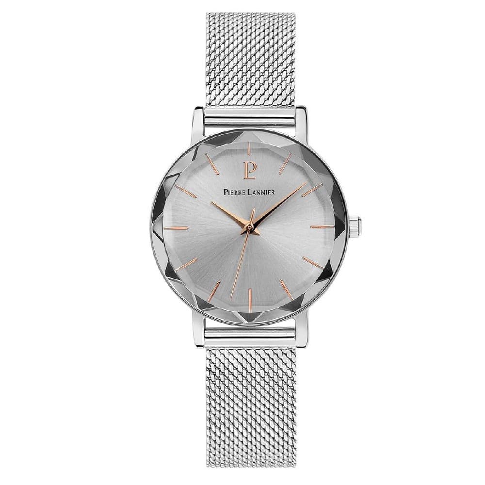 Pierre Lannier Montre Pierre Lannier en Acier Argenté