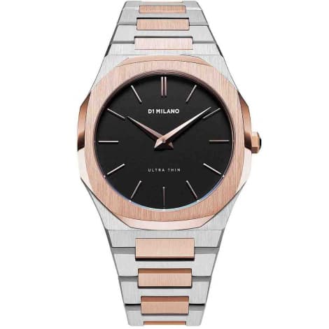 D1 Milano Montre D1 Milano Ultra Thin Abisso Quartz - 38 mm- Cadran Noir - UTBU03