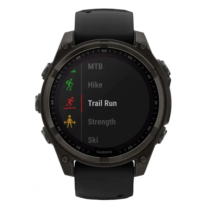 Garmin Montre Garmin Fenix 8 Solar Sapphire Titane Bracelet Noir 47mm
