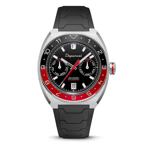 Depancel Montre Depancel Allure D[R]IVER Cadran Noir Bracelet Caoutchouc Noir