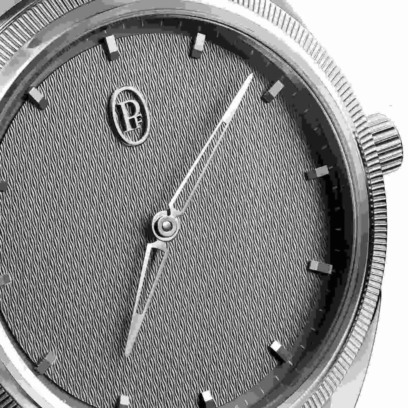 Parmigiani Fleurier Tonda Pf Automatic Steel Platinum Sand Grey