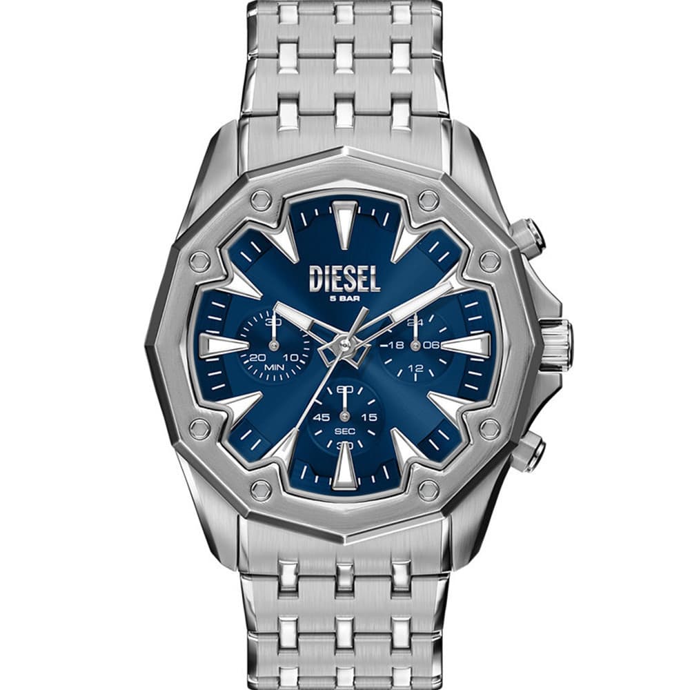 Diesel Montre Diesel Collection Stinger en Acier Argenté