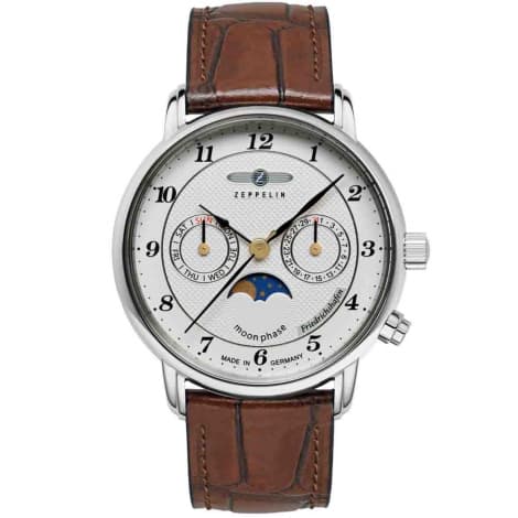 Zeppelin Montre Zeppelin Friedrichshafen Moonphase Lady Quartz Cadran Blanc - 85371
