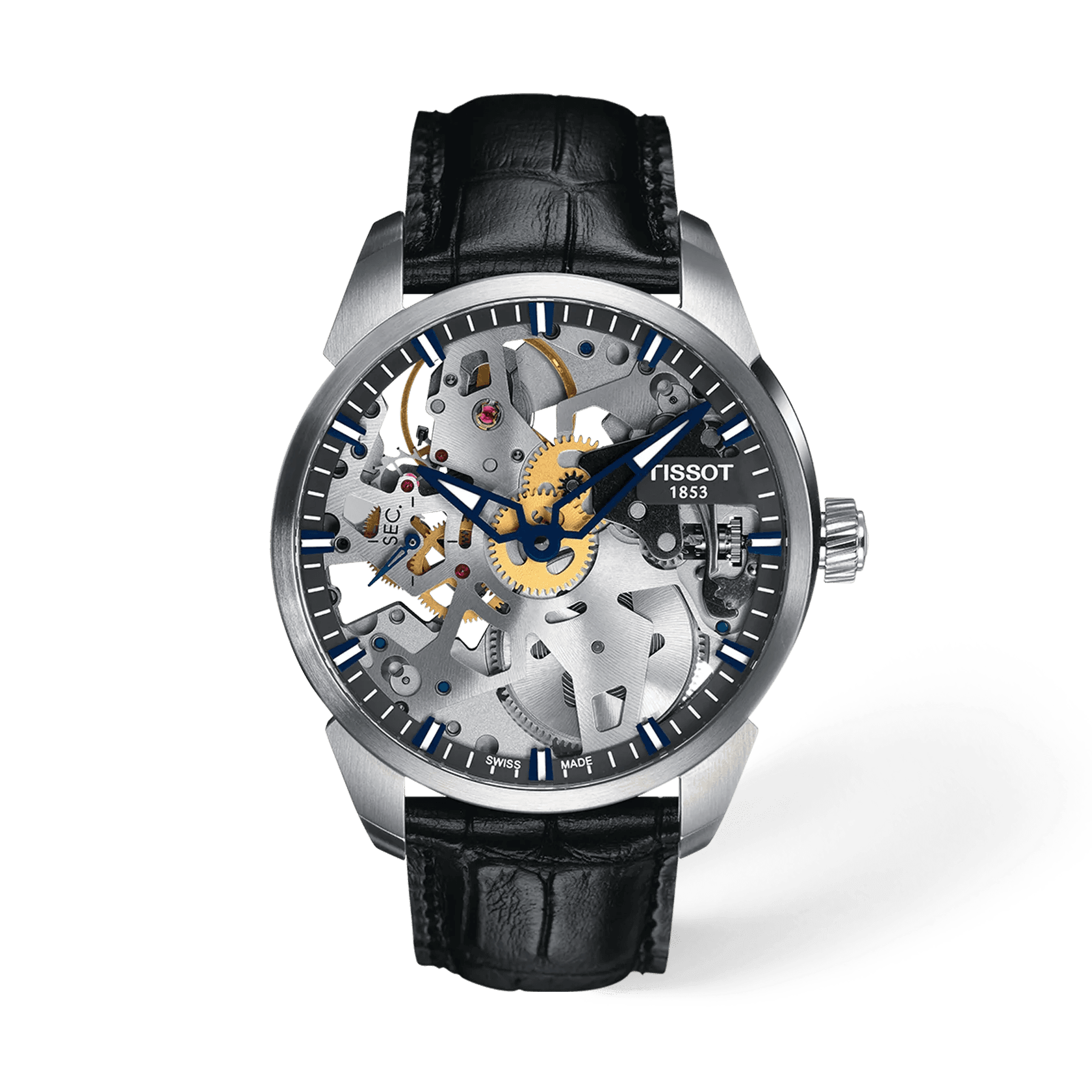 Tissot T-Complication Squelette 43 mm — cadran squelette
