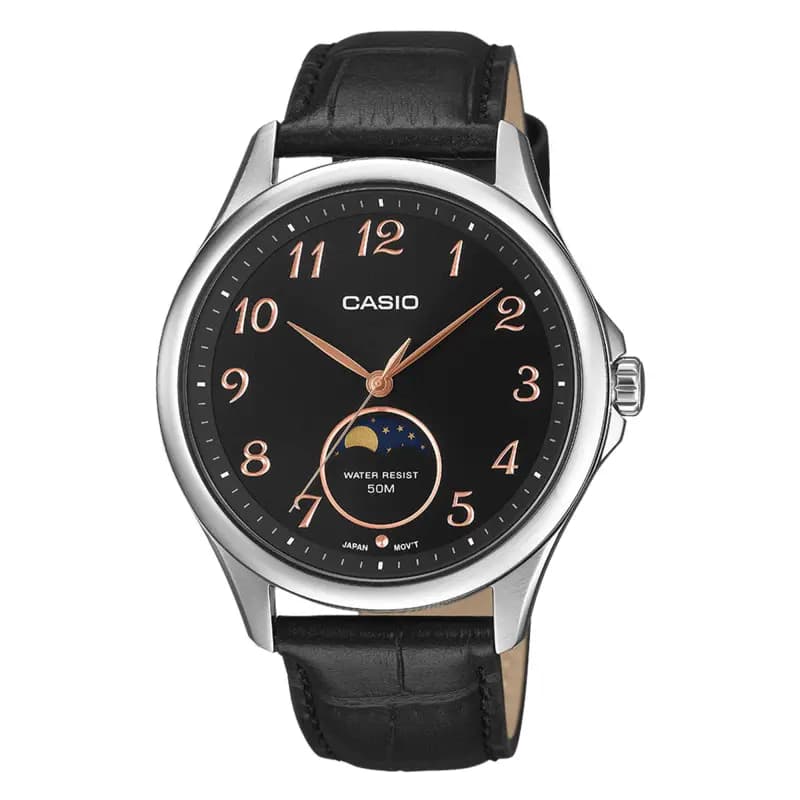 Casio Timeless MTP-M110L-1AVER — cadran noir