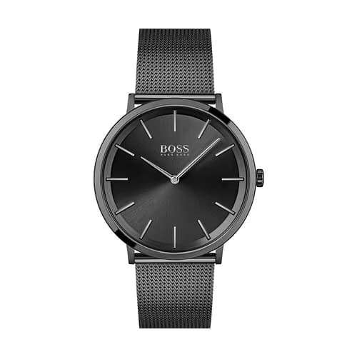 Hugo Boss Montre Homme BOSS BLACK BUSINESS en Acier Noir