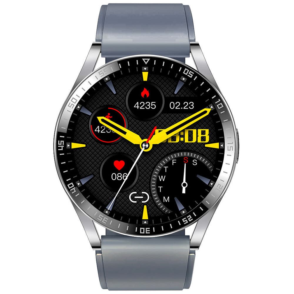 Smarty Montre Connectée Smarty Collection Race en Silicone Gris