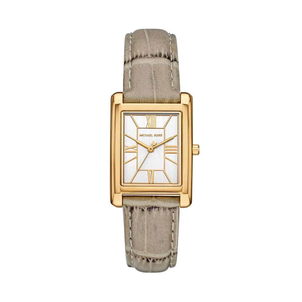 Michael Kors Montre Michael Kors Collection Essex en Cuir Beige