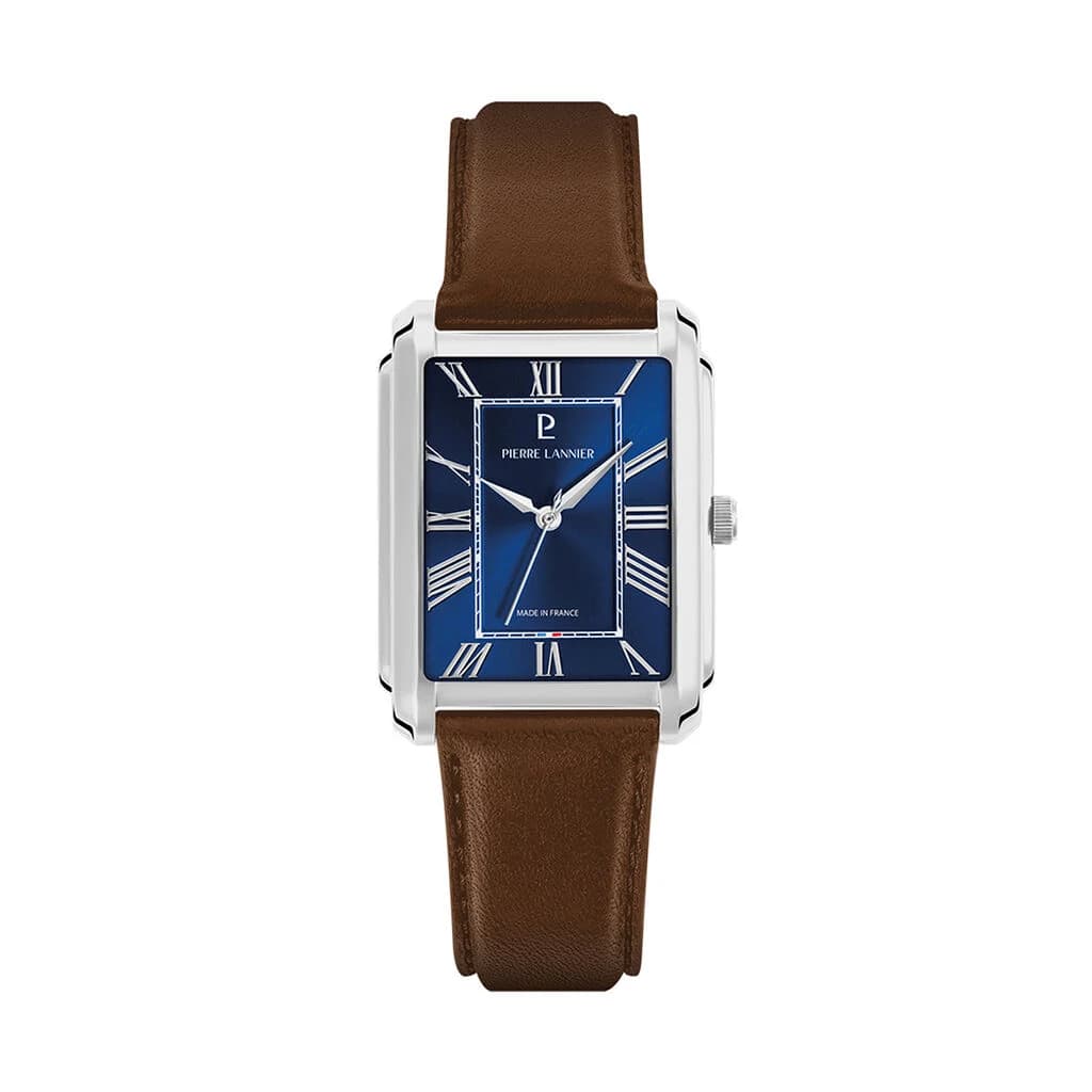 Pierre Lannier Montre Pierre Lannier Collection Empire en Cuir Marron
