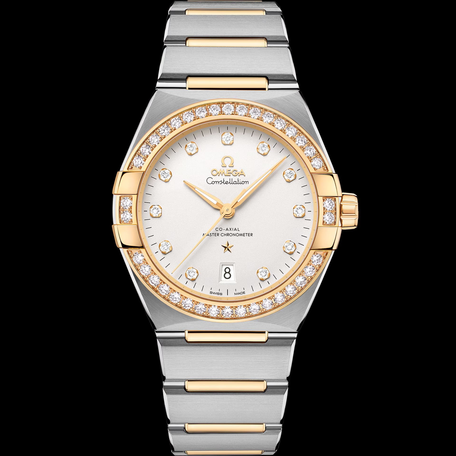 Omega Constellation 39 mm, acier - or jaune sur acier - or jaune