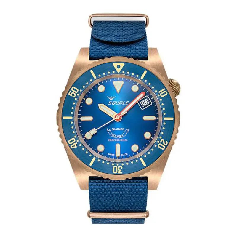 Squale Montre 1521 Bronze 1521BRONBL.NB20